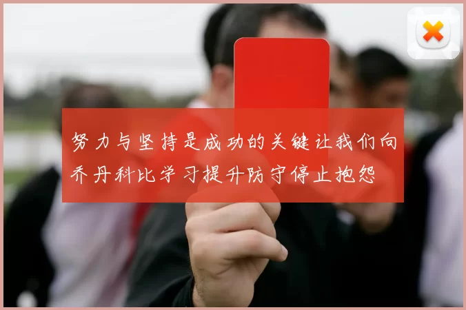 努力与坚持是成功的关键让我们向乔丹科比学习提升防守停止抱怨